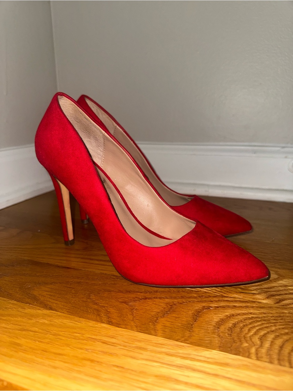 Call It Spring Red Pointed-Toe High Heel Pumps - Picture 4 of 6